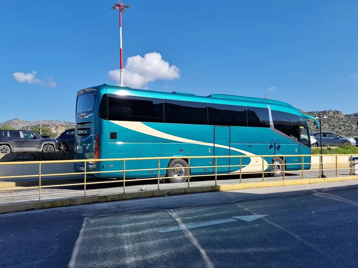 Autobus z lotniska w Chanii do miasta Chania, Kreta