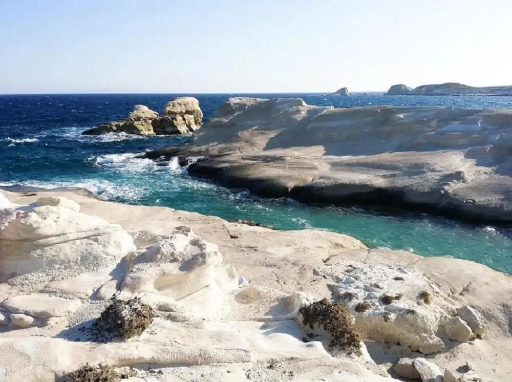 Plaża na wyspie Milos, Grecja