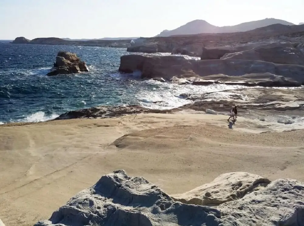 Plaża na wyspie Milos, Grecja