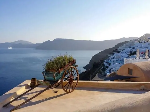 Miasto Oia, wyspa Santorini, Grecja