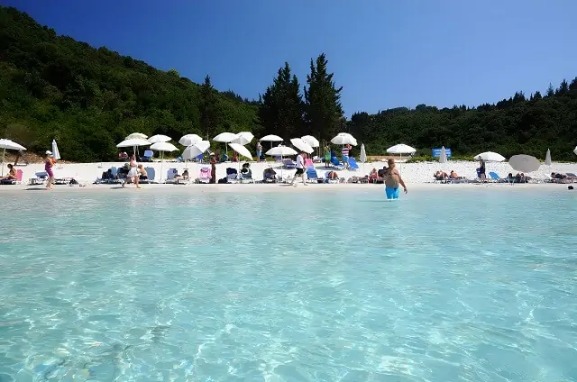 Plaża na wyspie Paxos
