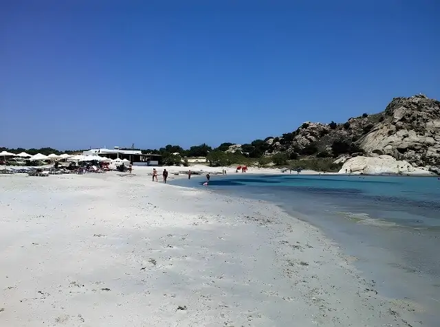 Plaża Mikri Vigla na wyspie Naksos