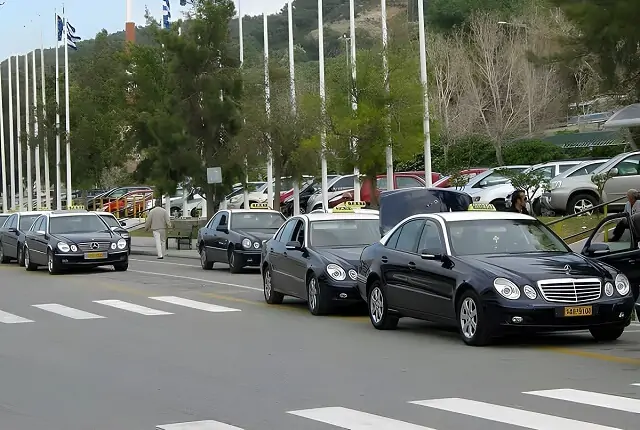 Taksówki na wyspie Rodos