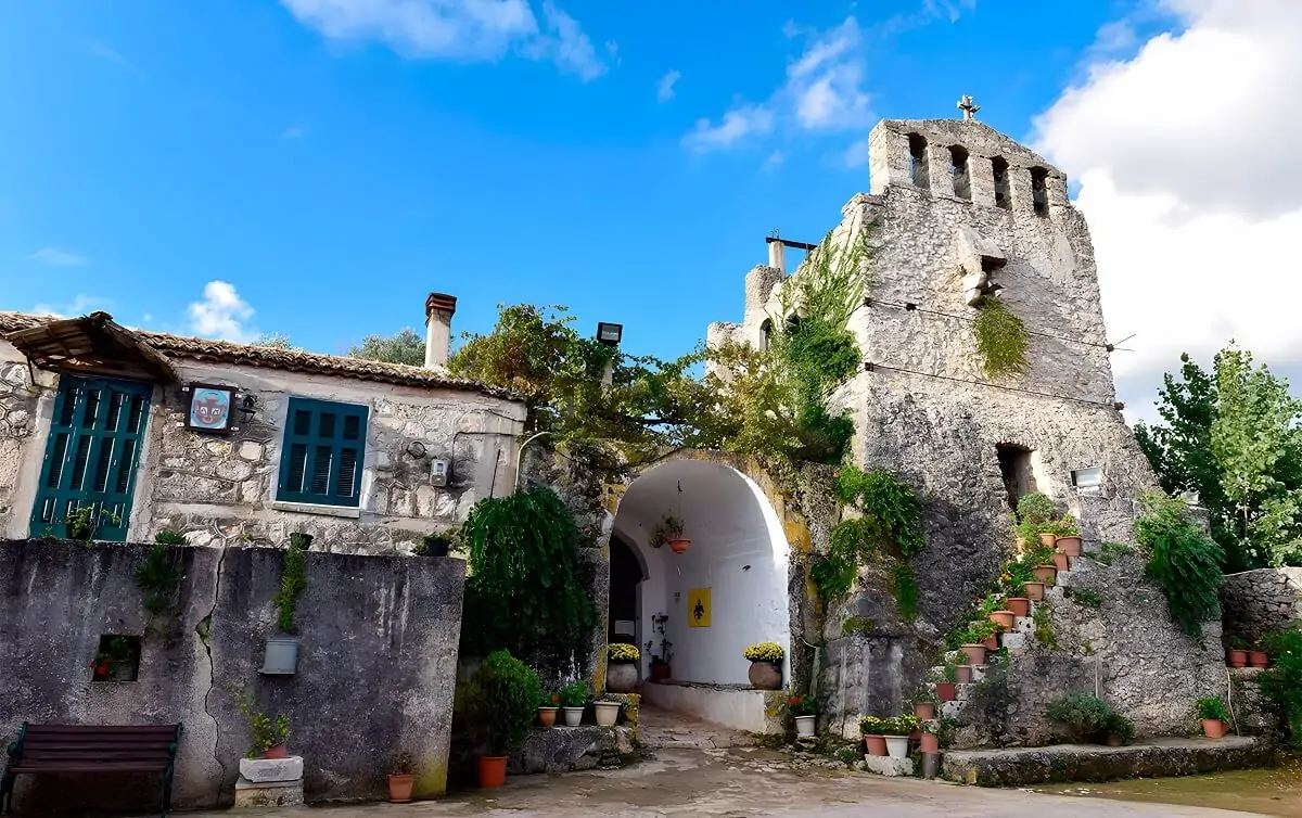 Klasztor Anafonitria na wyspie Zakynthos