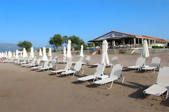 Plaża Kalamaki na wyspie Zakynthos