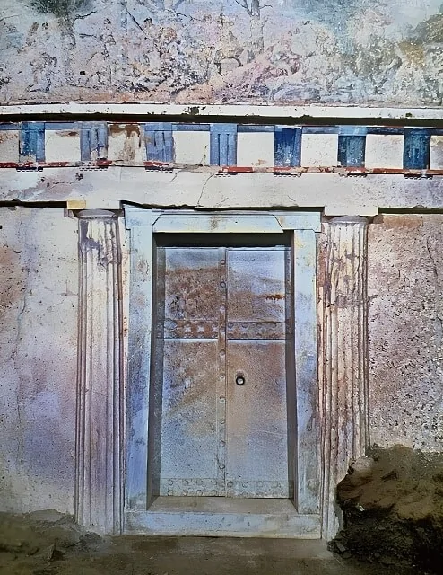 Fasada nagrobka króla Filipa II, Vergina