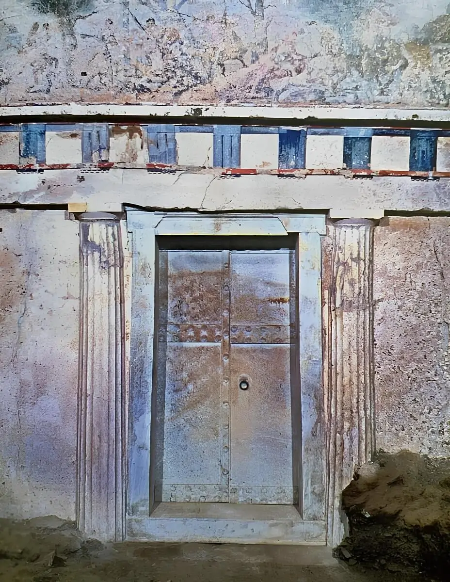 Fasada nagrobka króla Filipa II, Vergina