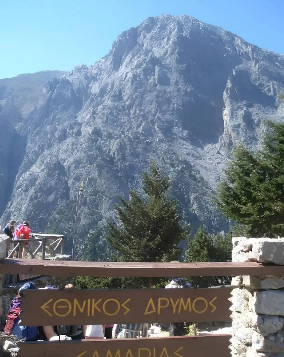 Punkt widokowy wąwozu Samaria