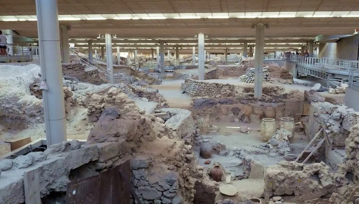 Park archeologiczny Akrotiri, Santorini