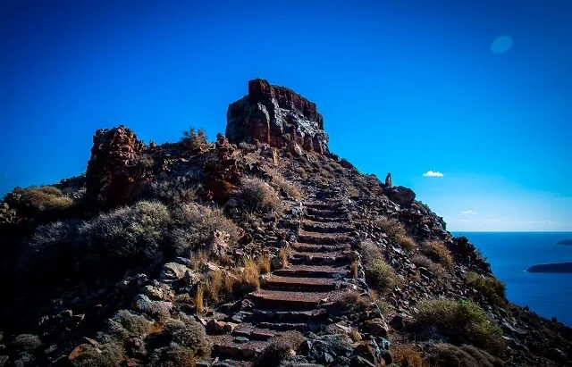 Skała Skaros, Santorini