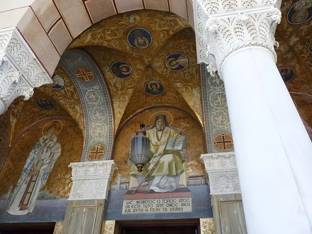 Malowidła w świątyni św. Dionizego