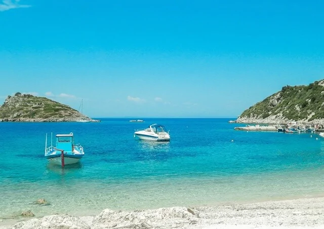 Zakynthos, port św. Mikołaja