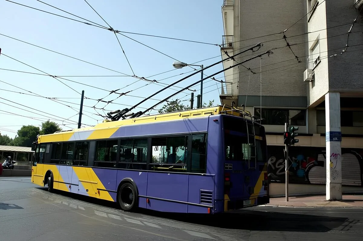 Trolibusz w Atenach
